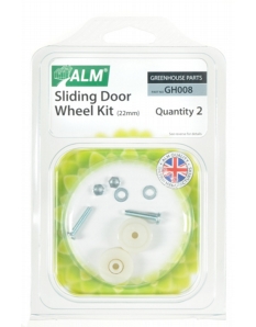ALM Greenhouse Sliding Door Wheel Kit 22mm
