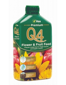 Vitax Q4 Premium Flower & Fruit Feed 1L