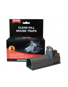 Rentokil Clean Kill Mouse Trap Twin Pack