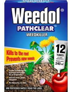 Weedol Pathclear Weedkiller 12 Tubes