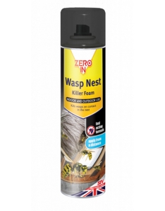 Zero In Wasp Nest Killer Foam 300ml Aerosol