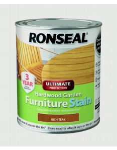 Ronseal Hardwood Furniture Stain 750ml Rich Teak