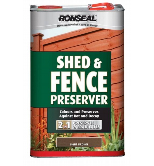Ronseal Shed & Fence Preserver 5L Black