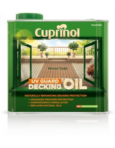Cuprinol UV Guard Decking Oil 2.5L Natural Cedar
