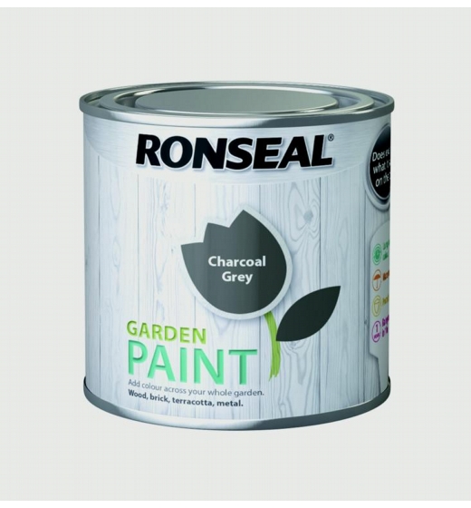 Ronseal Garden Paint 250ml Charcoal Grey