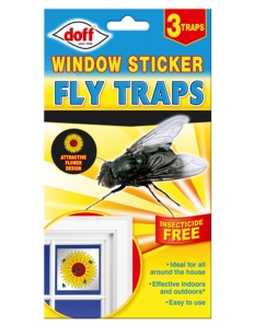 Doff Window Stickers Clipstrip Pack 3