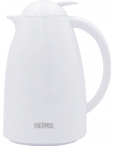 Thermos Glass LinedWhite Carafe 1.0L