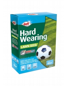 Doff Hardwearing Lawn Seed With Procoat 1kg