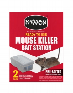 Nippon Ready To Use Mouse Killer Station Pack 2