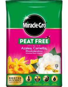 Miracle Gro Ericaceous Peat Free Compost 40L