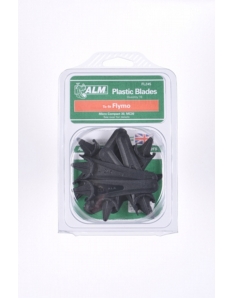 ALM Plastic Blades with Half-Moon Mounting Pack of 10
