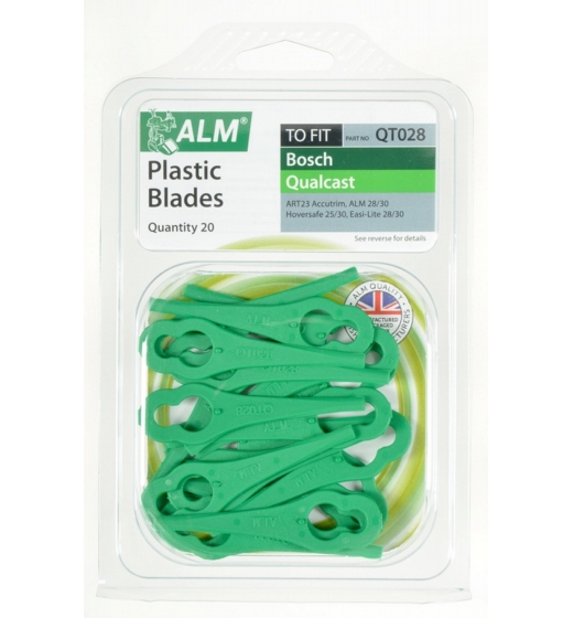ALM Plastic Blades Pack of 20