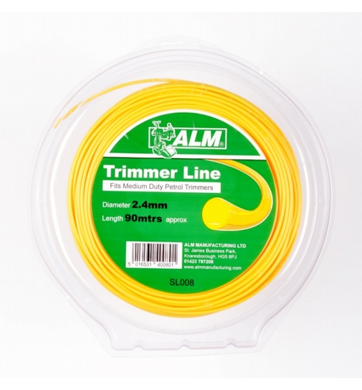 ALM Trimmer Line - Yellow 2.4mm x 90m