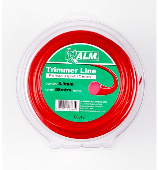 ALM Trimmer Line -  Red 3mm x 55m approx