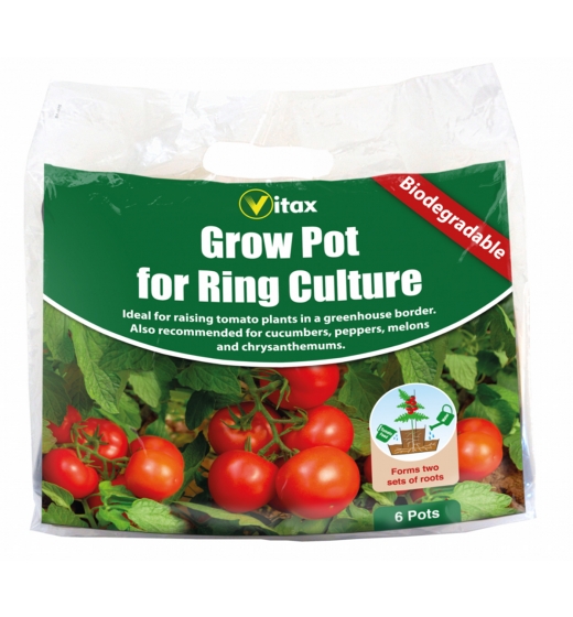 Vitax Grow Pots For Ring Culture Pack 6