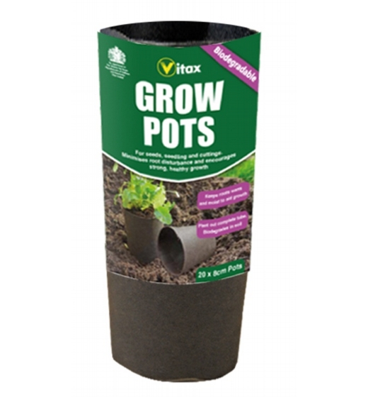Vitax Grow Pots 9cm Round