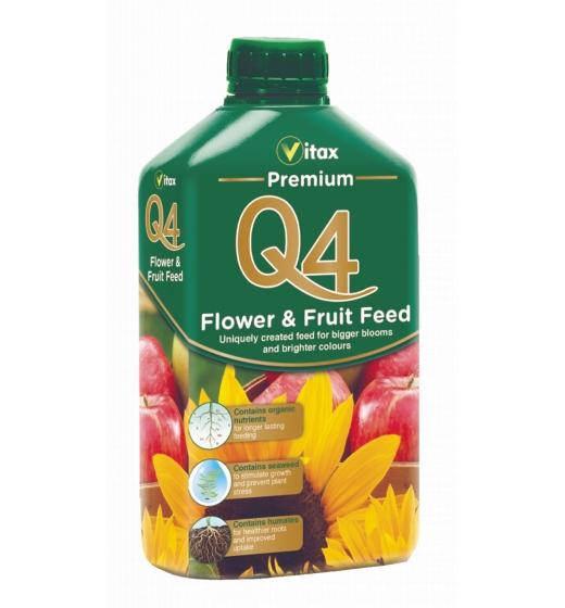 Vitax Q4 Premium Flower & Fruit Feed 1L