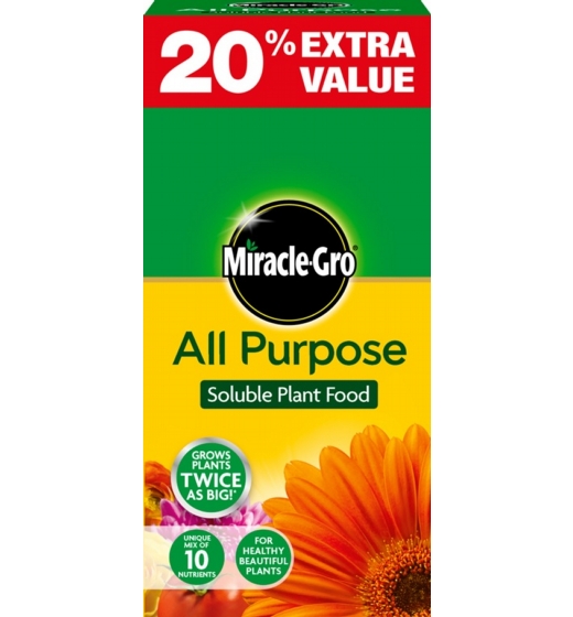Miracle-Gro All Purpose Plant Food 1kg Plus 20% Free