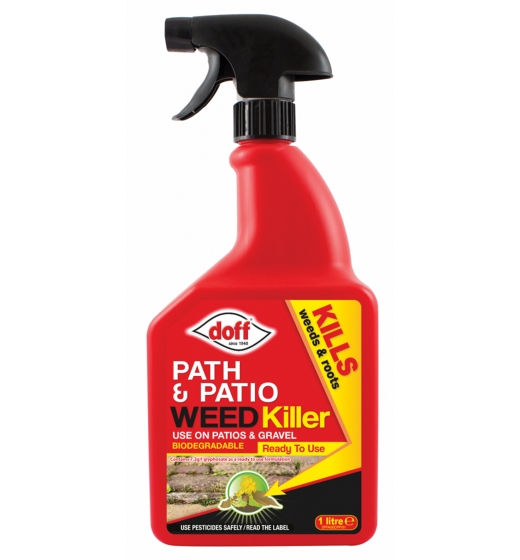 Doff 'Knockdown' Systemic Path & Patio Weedkiller 1L, 668959, Doff