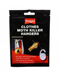 Rentokil Clothes Moth Killer Hangers Pack 4