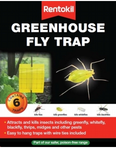 Rentokil Greenhouse Fly Trap 6 Traps