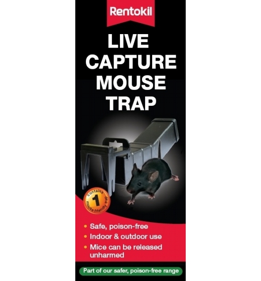Rentokil Live Capture Mouse Trap Boxed