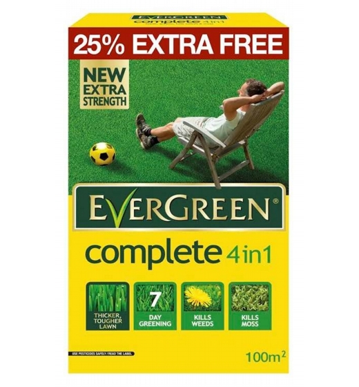 Miracle-Gro Evergreen Complete 4 in 1 80m2 Plus 25% Free