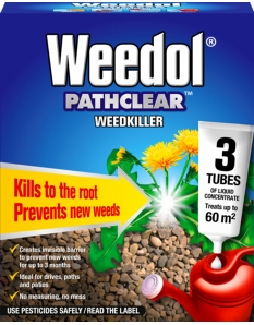 Weedol Pathclear Weedkiller 3 Tubes