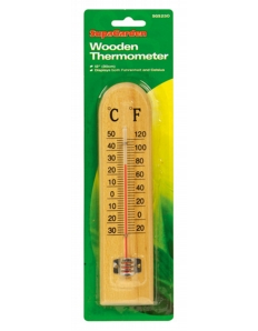 Ambassador Wooden Thermometer 12'' (30cm)
