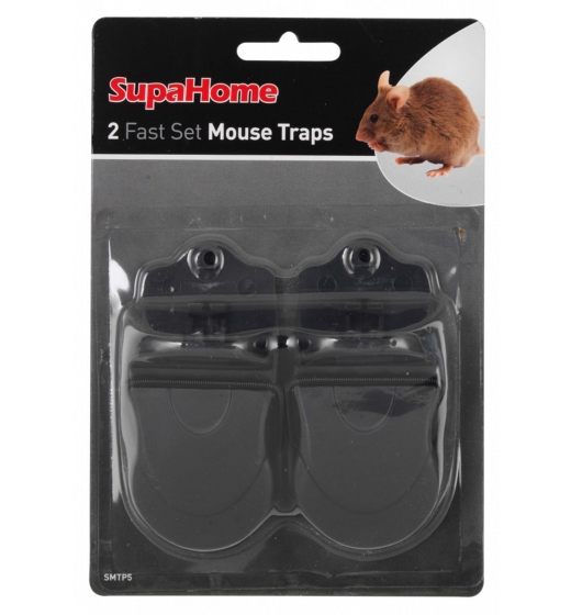 SupaHome 2 Fast Set Mouse Traps 