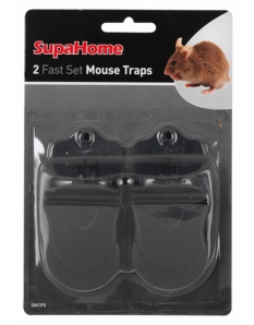 SupaHome 2 Fast Set Mouse Traps 