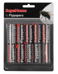 SupaHome Flypapers Pack of 10