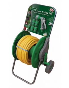 Kingfisher Assembled Hose Trolley Set 25m