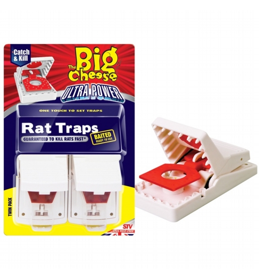 The Big Cheese Ultra Power Rat Traps Twin Pack