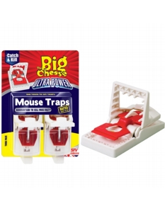 The Big Cheese Ultra Power Mouse Traps Twin Pack
