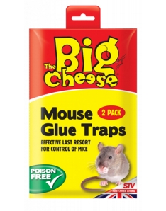 The Big Cheese RTU Mouse Glue Traps Twinpack