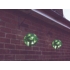 Streetwize Gardenwize Solar Hanging Pair Bay Balls With LEDs 23cm