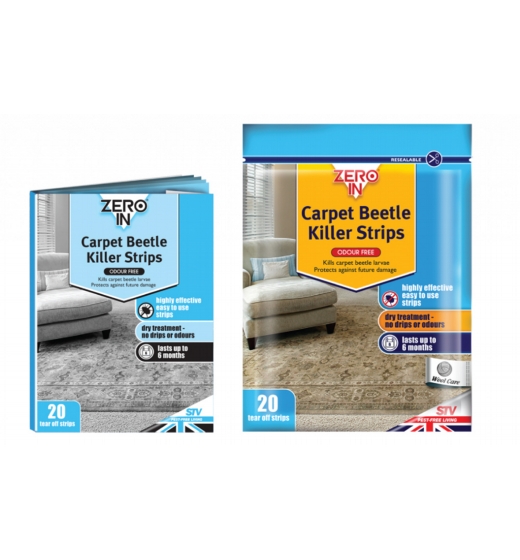 Zero In Carpet Beetle Killer Strips 20 Strips