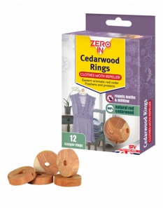 Zero In Cedarwood Moth Rings 10 pack