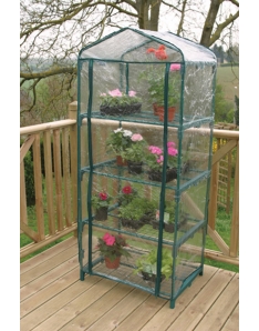 Apollo 4 Tier Mini Greenhouse 69 x 49 x 160cm - PVC