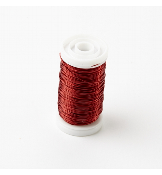 Oasis Metalic Reel Wire Red
