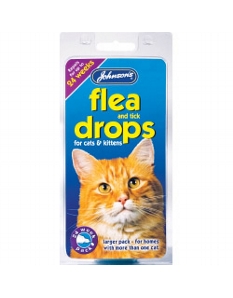 Johnsons Vet Cat Flea Drops 4 week