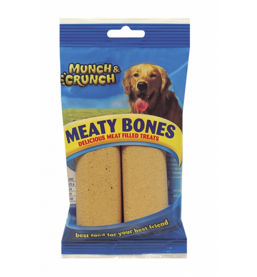 Munch & Crunch Meaty Bone 140g Pack 2