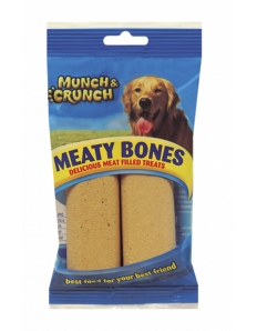 Munch & Crunch Meaty Bone 140g Pack 2