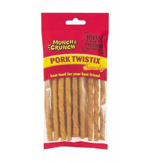 Munch & Crunch Smoked Pork Twistix 