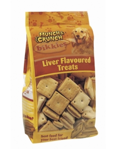Munch & Crunch Liver Flavoured Treats 350g