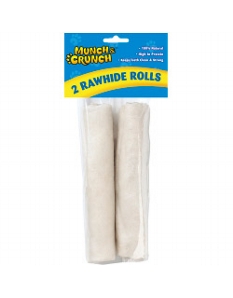 Munch & Crunch Rawhide Rolls 2 Pack