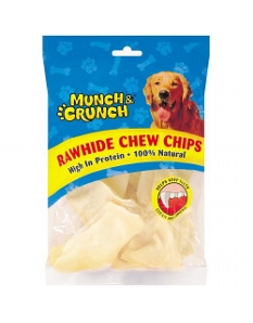 Munch & Crunch Rawhide Chew Chips 100g Approx