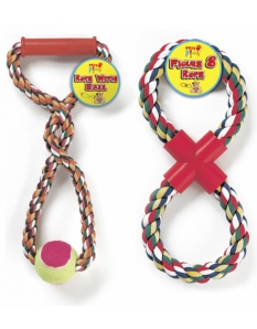Pets at Play Rope with Ball & Figure 8 Rope 