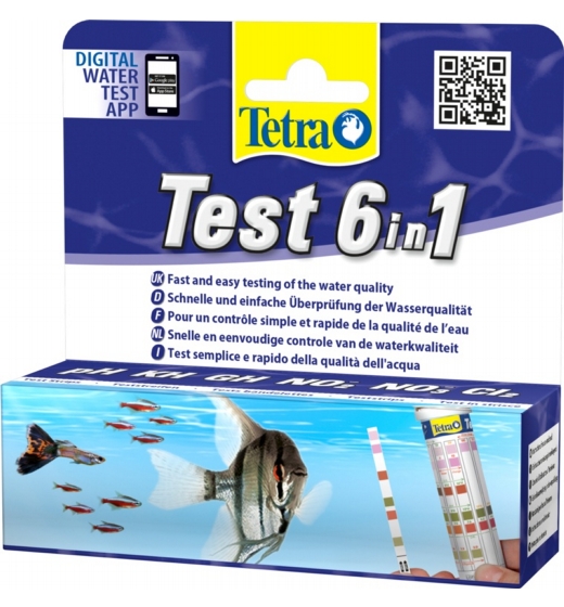 Tetra Aquarium Test Strip 6-in-1 25 Test